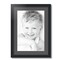 ArtToFrames 16x22" Matted Picture Frame with 12x18" Single Mat Photo Opening Framed in 1.25" Black and 2" Mat (FWM-3926-16x22)